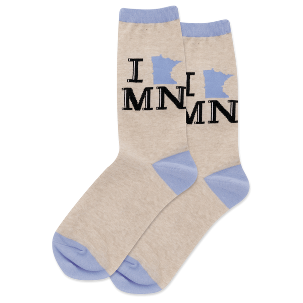 Women’s “I Heart Minnesota” Socks - Jilly's Socks 'n Such
