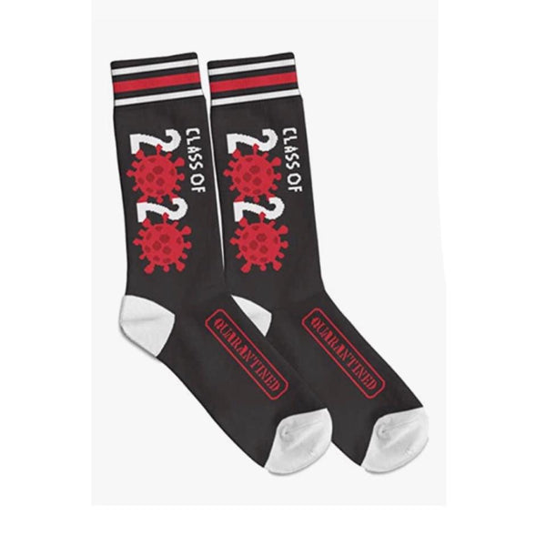 “Class of 2020 Quarantined” Socks - One Size - Jilly's Socks 'n Such
