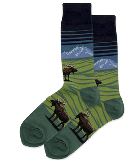 Mens Moose Mountains Socks