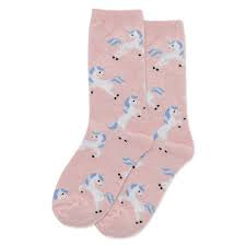 Kid’s Unicorn Socks - Pink