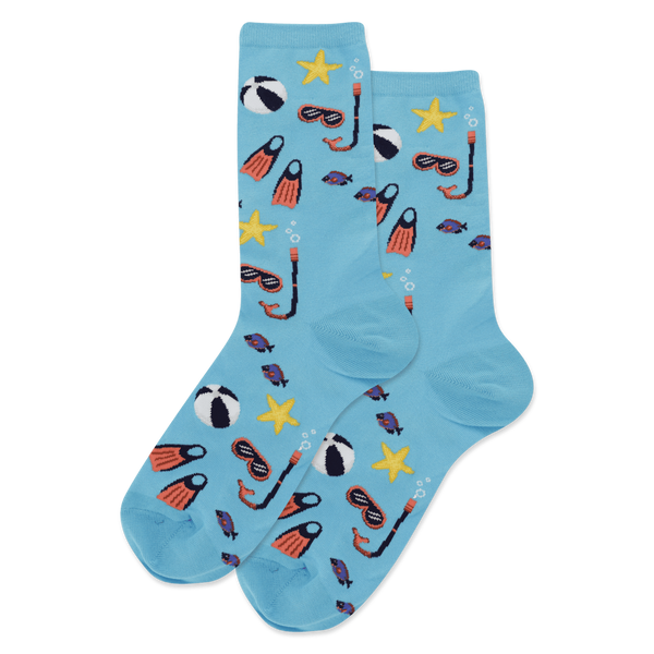 Women’s Snorkeling Aqua Socks - Jilly's Socks 'n Such