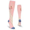 Women’s Knee High Llama Pink Socks - Jilly's Socks 'n Such