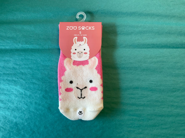 “Zoo Socks” for Toddlers - Llama - Jilly's Socks 'n Such