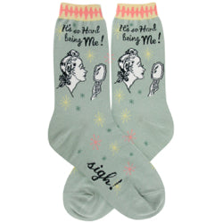 Women’s Hard being Me Socks - Jilly's Socks 'n Such