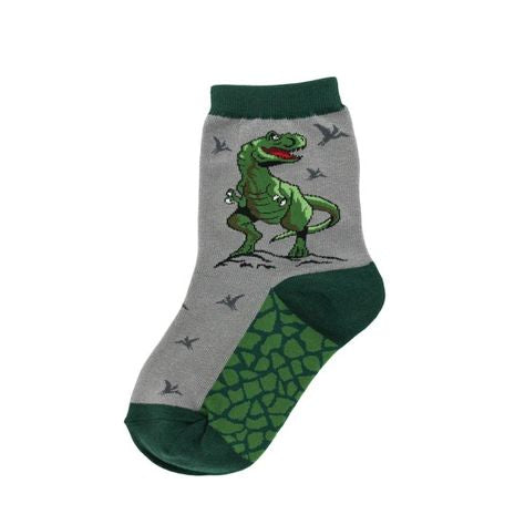 Kid’s T-Rex Dinosaur Socks -Various Sizes - Jilly's Socks 'n Such