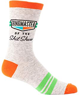 Mens “Ringmaster of the Shit Show” Socks