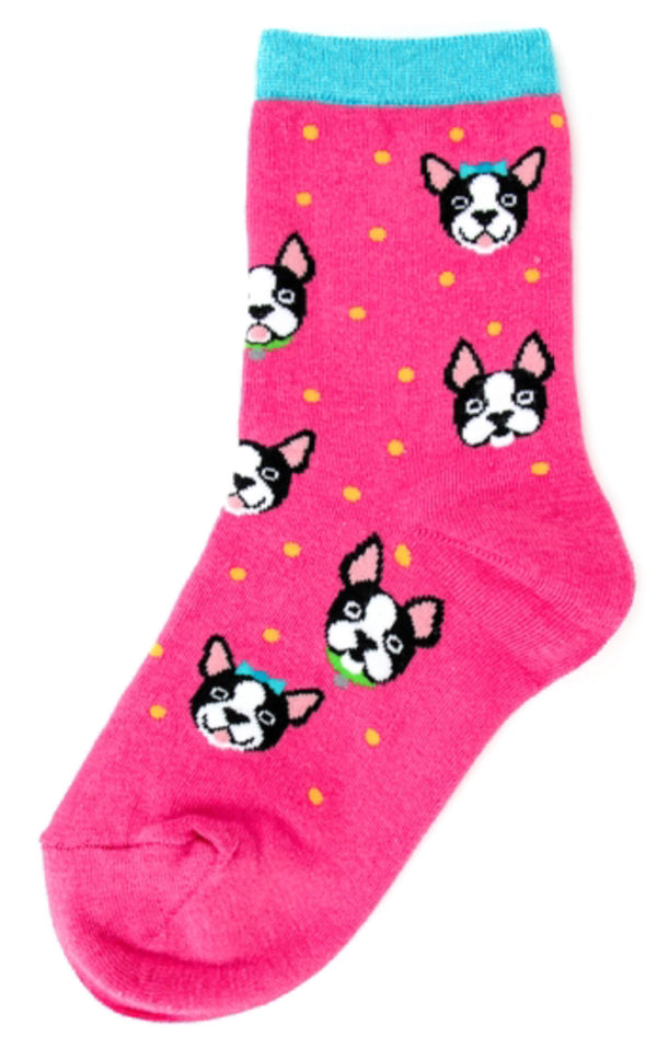 Kid’s Boston Terrier Socks - Jilly's Socks 'n Such