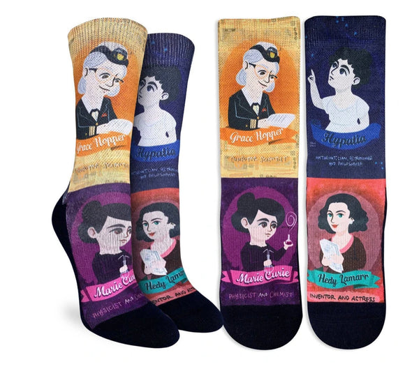 Women’s Greatest Women in Science Socks - Jilly's Socks 'n Such
