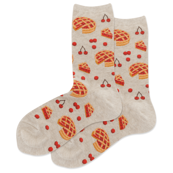 Women’s Cherry Pie Socks - Jilly's Socks 'n Such