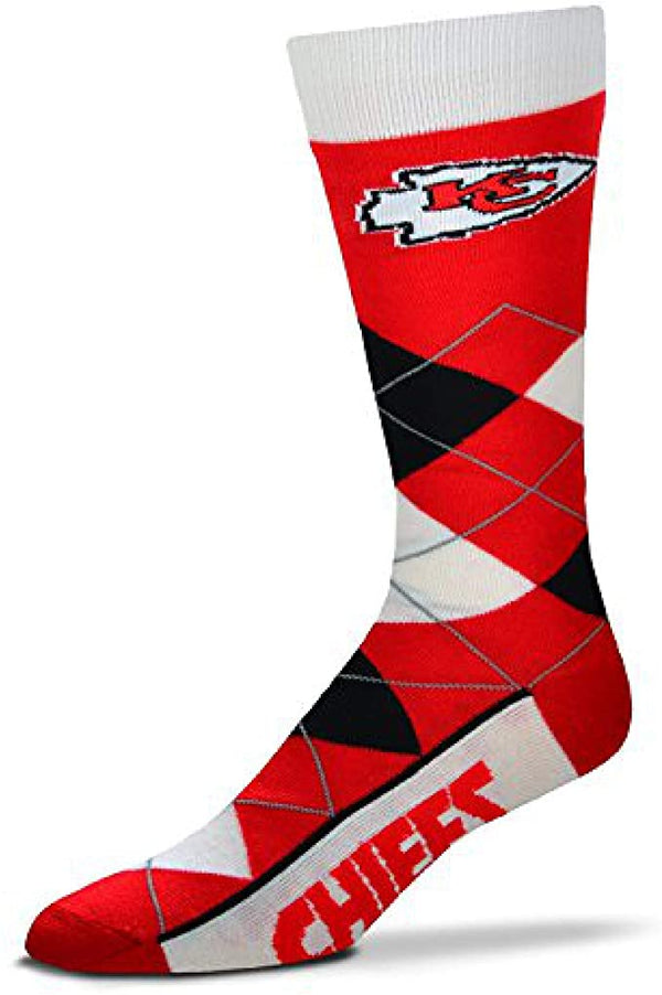 Men’s Kansas City Chiefs Socks - Jilly's Socks 'n Such