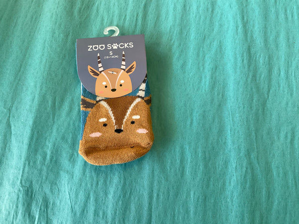 “Zoo Socks” for Toddlers - Goat - Jilly's Socks 'n Such