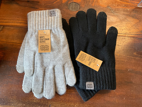 Men’s knit gloves - Jilly's Socks 'n Such