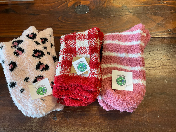 Women’s Fuzzy Socks - Jilly's Socks 'n Such