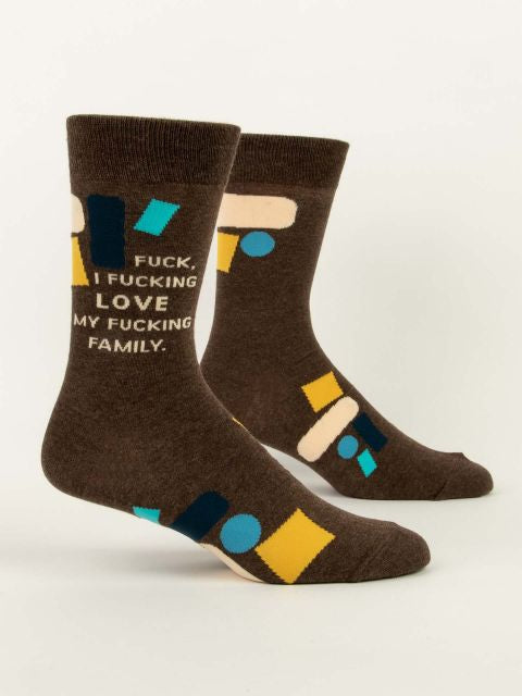 Men’s “Fuck, I Love My Family” Socks - Jilly's Socks 'n Such