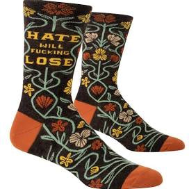 Mens “Hate will Fucking Lose” Socks