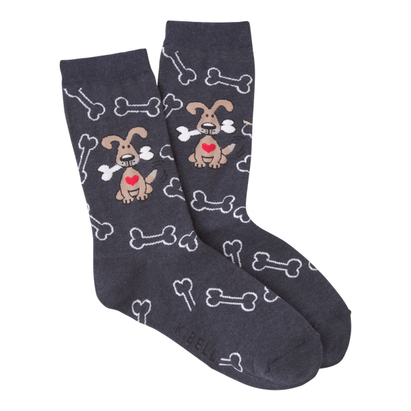 Women’s Dog Bone Socks - Jilly's Socks 'n Such