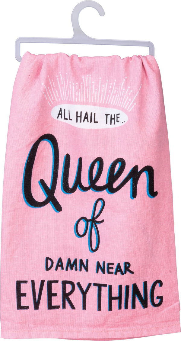 Queen of Damn Near Everything Kitchen Towel - Jilly's Socks 'n Such