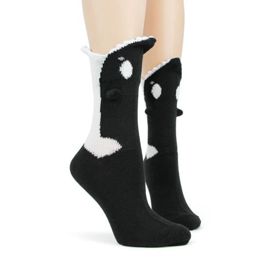 Kid’s 3-D Killer Whale Socks - Jilly's Socks 'n Such