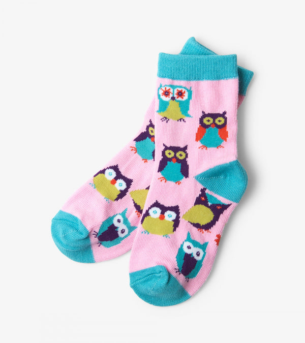 Kid’s Party Owl Socks - Jilly's Socks 'n Such