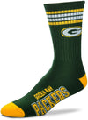 Green Bay Packers Marbled Socks - One Size - Jilly's Socks 'n Such