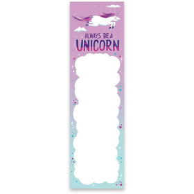 “Always be a unicorn”  List Notepad Tablet