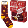 “Personal Pizza” - Box Sign and Sock Set - Jilly's Socks 'n Such