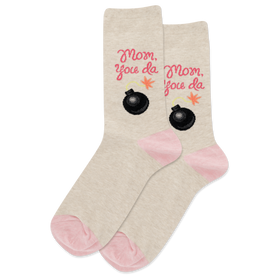 Women’s “Mom, You Da (Bomb)” Socks