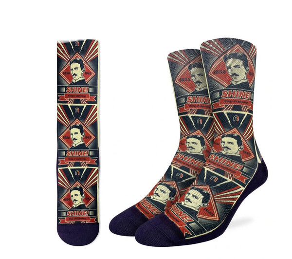 Men’s Nikola Tesla Socks - Jilly's Socks 'n Such