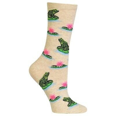 Women’s Frog Lily Pad Socks - Jilly's Socks 'n Such