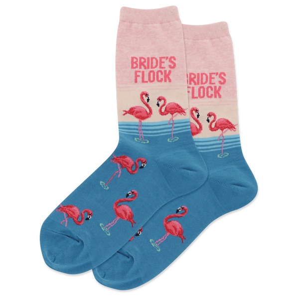 Women’s Bride’s Flock Socks - Jilly's Socks 'n Such
