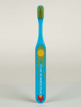 Blue-Q Toothbrush “You Invented Smiling”