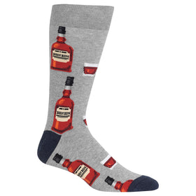 Men’s Hot Sox Bourbon Socks - Gray