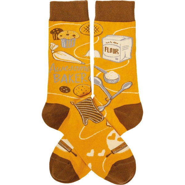 Awesome Baker Socks - One Size - Jilly's Socks 'n Such