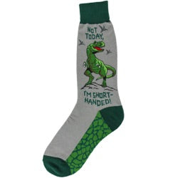 Men’s T-Rex ”Short-Handed” Socks - Jilly's Socks 'n Such