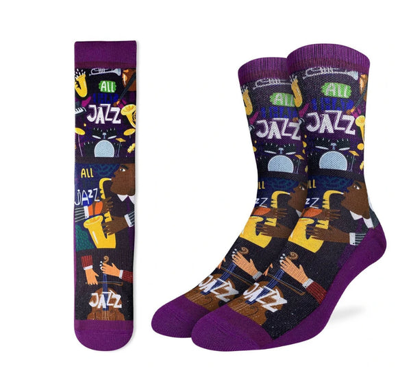 Men’s Jazz Club Socks - Jilly's Socks 'n Such