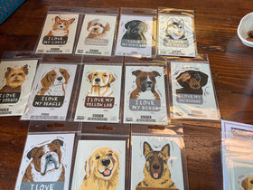 Dog stickers
