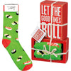 “Let the Good Times Roll” - Box Sign and Sock Set - Jilly's Socks 'n Such