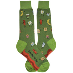 Mens Breakfast Socks