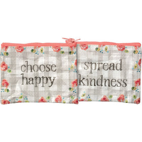 Choose Happy Spread Kindness Coin Purse