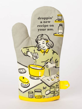 Dropping A New Recipe On Your Ass Oven Mitt