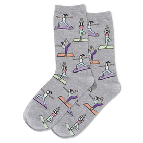 Women’s Yoga Grey Socks