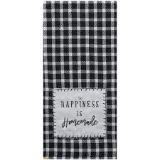 “Happiness is Homemade” Kitchen Towel - Jilly's Socks 'n Such