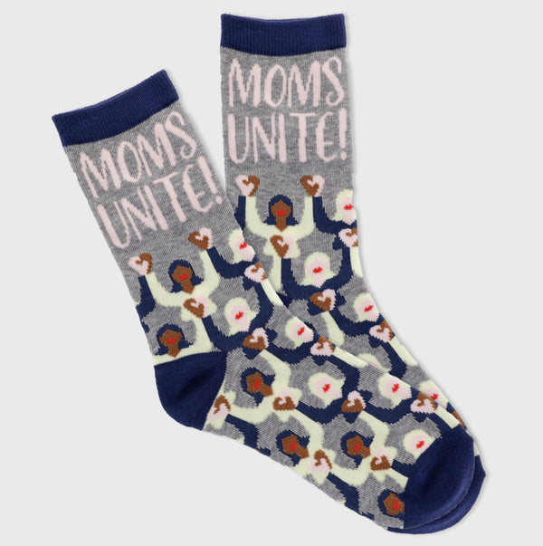Women’s “Mom’s Unite” Socks - Jilly's Socks 'n Such
