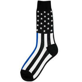 Men’s Black Flag Law Enforcement Socks