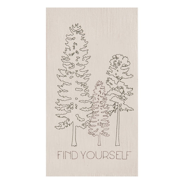 Find Yourself Forest Kitchen Towel - Jilly's Socks 'n Such
