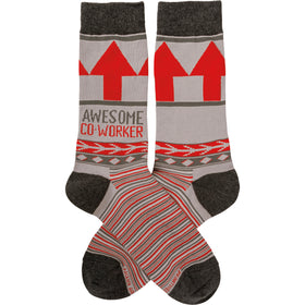 Awesome Co- Worker Socks- One Size
