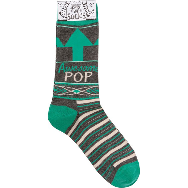 “Awesome Pop” Socks - One Size - Jilly's Socks 'n Such