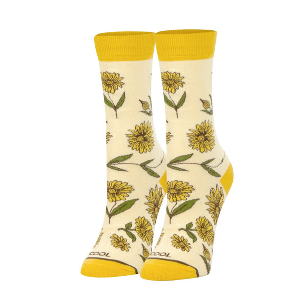 Women’s Sunflower Socks - Jilly's Socks 'n Such