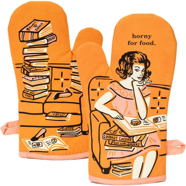 Horny For Food Oven Mitt - Jilly's Socks 'n Such
