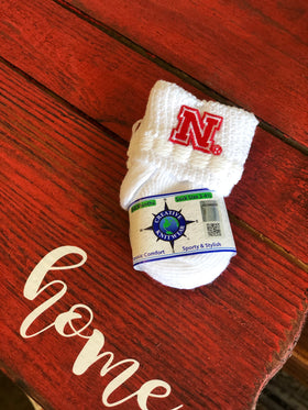 Creative Knitwear-Kids’ Baby Non-Kick Off Nebraska Bootie Socks
